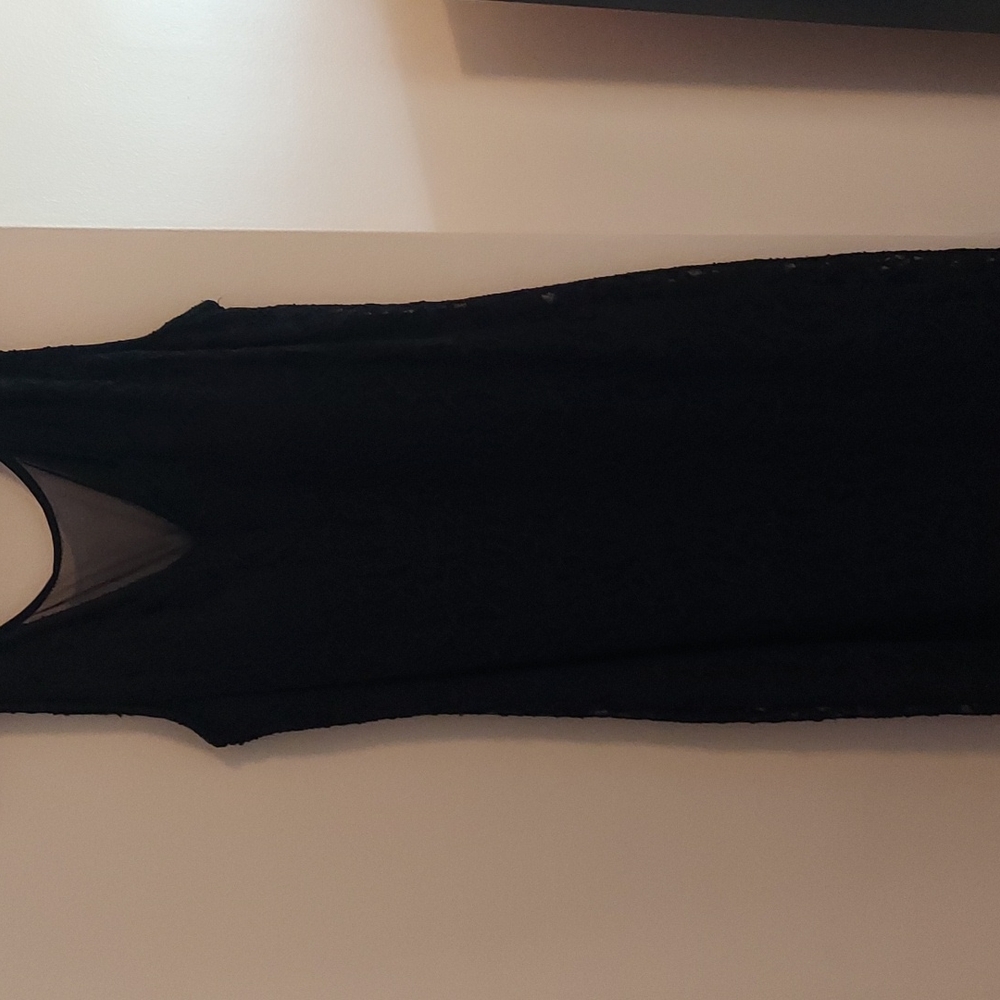 Ladies black lace dress